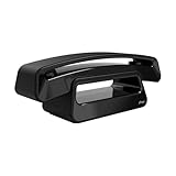 ALCATEL ePure Iconic - Schnurloses Festnetztelefon DECT - Vintage-Design - Großes, hochauflösendes Grafikdisplay - Freisprechfunktion - Anrufblockierungsfunktion - Schwarz