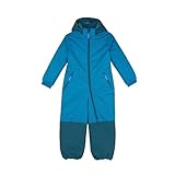 Finkid Turva Ice Kinder Winteroverall mit Abnehmbarer Kapuze und reflektierendem Animal Print