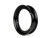 BGM Felge 2.10-10 Zoll, Stahl, schwarz V2.0 kompatibel für Vespa V50, 50N, Special, PV, ET3, PK50-125 (S/XL/XL2), PX, T5, Sprint, Rally, GT/GTR, LML Star, Deluxe