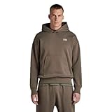 G-STAR RAW Herren Unisex core oversized hdd sw Hooded Sweatshirt, Brown (turf C235-273), L