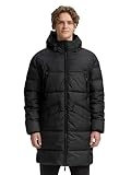 TOM TAILOR Herren 1047209 Puffer Parka mit Kapuze, 29999-Black, XXL