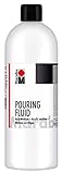 Marabu 12320016885 - Pouring Fluid Acrylmedium 750 ml, Dünnflüssiges Medium für Gießanwendungen und Fließtechniken, verbessert die Verlaufseigenschaften von Acrylfarben, nicht vergilbend