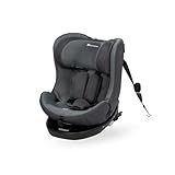 Bebeconfort EvolveFix i-Size, Autositz 360 Drehbar, 0–12 Jahre, 40–150 cm, ISOFIX Kindersitz Drehbar, 9 Kopfstützenpositionen, 5 Liegepositionen, Seitenaufprallschutz, Top Tether, Tinted Graphite
