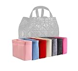 Xoppia Bag Organizer Kompatibel mit Dior Große Toujours Tasche Filzeinsatz Liner für Frauen Handtasche (Schwarz, Stil A)