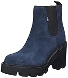 Tommy Hilfiger Damen Liya 1b Halblange Stiefel, Blau, 40 EU