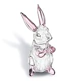 8,9 cm Kristall-Hasen-Figur, Sammlerstücke, Frühling, Ostern, Dekoration, Glaskunst, Tier, Briefbeschwerer, Ornament, kreatives Geschenk
