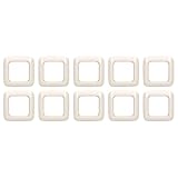 10 Stück Busch-Jaeger Busch-Duro 2000 SI Set: 2511-212 Abdeckrahmen 1-fach Rahmen (Duroplast) Cremeweiß 2CKA001725A0548