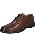 Josef Seibel Herren Sneaker Alastair 01,Weite K (Extra weit),Wechselfußbett,lace-up shoes,schnürschuhe,schnürer,cognac-kombi,44 EU