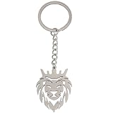 Moydolo Niedlicher Metall Tier Löwe Schlüsselanhänger Löwenkopf Anhänger für Frauen Männer Mädchen Tasche und Geldbörse