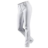 BP 1755-311-0021-30/34 Damen Slim-Fit Jeans - 65% Baumwolle, 30% Polyester, 5% Elastan - Komfort Stretch - Farbe Weiß - Größe 30/34