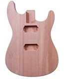 Gitarrenkörper aus Mahagoni-Holz, unlackiert, für E-Gitarre, Ersatz für DIY-Gitarre, St HH