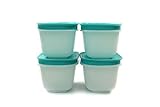 Tupperware Gefrier Behälter 170 ml weiß Minze (4) EIS-Kristall Dose Eiskristall Gefrier-Behälter