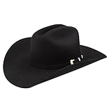 Stetson Cowboy-Marshallhut für Herren, Schwarz, 55 EU