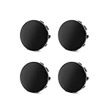 HIBEYO 4 Stück Auto Nabendeckel 56mm Radnabendeckel Passt für BMW Mini Radnabenkappen Felgenkappen ABS Felgendeckel Nabenkappen Radnabenabdeckung AutoZubehör(OD 56mm ID 54mm)-Schwarz