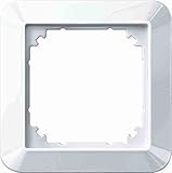 Schneider Electric Merten 1-M-Rahmen für Steckdosen und Schalter, 1-fach, IP20, polarweiss glänzend, Artikelnummer 389119