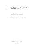 Multiplikationsspiel Zubehör: 1 Verstärker(4 Kanäle), Oktavoice, Hallgerät, 4 Lautsprecher, Spielpartitur(en) : Fl/Electr