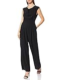 Sisley Women's Overall 4WVM581A7 Suit Pants, Nero 100, 36