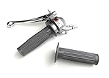 Streetparts24 Schaltgriff Schalthebel Kupplungshebel Schaltarmatur 2/3 Gang Grau passend für Hercules Prima M 2 3 4 5 S Optima, Kreidler, Zündapp, Puch Mofa Moped Mokick