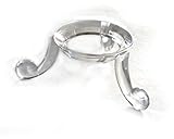 CharpauS Dreifuß Kugelständer | Eierständer aus Plexiglas - 10 Stück | Farbe wählbar (transparent)