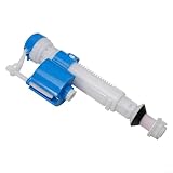Silent Operation G12 Bottom Inlet Toilet Cistern Fill Valve with Height Adjustable Water Level Entry Suitable for Standard Toilet Tanks