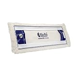 Ha-Ra Bodenwischtuch weiß kurz 42cm I langlebiger Boden-Wischer zur Reinigung für Böden & Wände I Bezug für Wischmop aus Baumwoll-Mischgewebe I reinigungsstark & saugkräftig