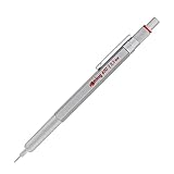 rOtring 600 Druckbleistift | 0,5 mm | Silber | Ergonomisches Vollmetallgehäuse