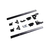 NRUXDYNAcv Nerf Bars Trittbretter Kompatibel for Mitsubishi V97 V93 V73 Montero Pajero Elektrische Seitenstange Pedal Pajero Seitenstufen Zubehör Einziehbare elektrische Trittbretter(Pajero Gen 3)