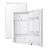 YUNA Kühlschrank SINAIDA 2.0 mit Fresh Zone/ 94L Nutzinhalt/ Vollraumkühlschrank/ 84,2 cm hoch/ 107 kWh/Jahr/ Türanschlag wechselbar/ Leiser Betrieb 39dB/ Weiß