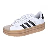 adidas Damen VL Court Bold Shoes Schuhe, FTWR White/core Black/Wonder beige