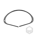 Kohlefaser-Auto-Innenzubehör, Dekoration, Aufkleber, Zierleiste, kompatibel mit Mercedes Benz C-Klasse W203 2005–2007 (klassisch, Tacho-Innenrahmenabdeckung)