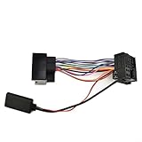 Zeroupshop Bluetooth-kompatibles Audiokabel-Adapter für BMW E39, X3, Z4, R50, R53, CD-Radio, Navi-kompatibel, AUX-Eingang, kabelloses Musik-Streaming, Freisprechfunktion