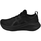 ASICS Herren Gel-Nimbus 27 Sneaker, SCHWARZ/Graphitgrau, 48 EU