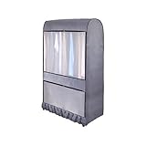 Primlisa Abdeckhaube Für Konfektionsständer - Staubschutz Kleiderschutzhülle | Abdeckung Kleiderständer Aufbewahrungstasche | Kleiderstange Screen Schutzhülle Mit Reißverschluss