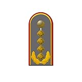 Aufkleber General Schulterklappe Bundeswehr Dienstgrad Rang 10x4cm#A5435