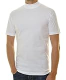 RAGMAN Herren Stehkragenshirt Kurzarm Weiss-006, XXL
