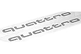 Audi Original Q2 C-Blade Dekorfolie Set Quattro Exterieur Schriftzug Florettsilber 81A064317 Z7G