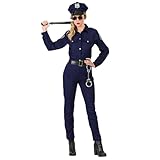 Boland - Kostüm Polizistin für Damen, 4-teilig, Faschingskostüm für Mottoparty, Halloween oder Karneval, Polizeikostüm