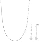 Purelei Haukea Set (Halskette & Ohrringe) (Silber)