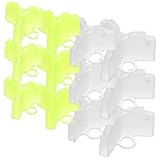 Cabilock 80 Stück Teiliges Angelhaken schutzset mit Dicken Hakenkappen Kratzfest und Sicher Leicht und Kompakt Passend für Standard dreifachhaken für Angelzubehör und Praktischen Schutz