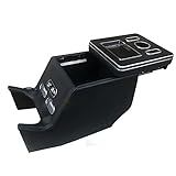Armlehne Aufbewahrungsbox Für Mercedes-Benz V-Klasse V220 V260 V250 W447, USB-Ladebox Für Heckgeländer (Black)
