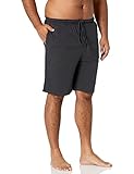 Amazon Essentials Herren Schlafanzug-Shorts In 23 cm Länge Aus Strick (Erhältlich In Übergröße), Dunkelgrau, 4XL Große Größen