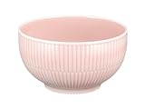 Seltmann Weiden Amina Rosé Müslischale, 15 cm, Runde Dessertschale mit dezentem Relief-Muster, Spülmaschinen- und Mikrowellenfest, Porzellan, Rosa