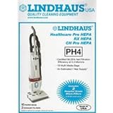 Lindhaus Vakuumbeutel, passend für HCP Hepa, RX Hepa und CH Hepa, 10 Beutel und 2 Filterfilter pro Packung