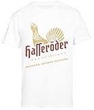 Hasseroder Weißes Herren-T-Shirt Mit Kurzen Ärmeln