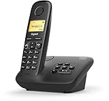 Gigaset A270A Analog/Dect Telephone Caller Id Black, S30852-H2832-B101