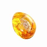 Bernstein Fossil mit Künstlich Insekten Proben Steine Kristall Exemplare Insekten Exemplar Bernstein Anhänger DIY Schmuck Anhänger (Bernstein Krabbe)