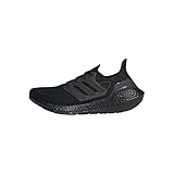 adidas Damen Ultraboost 21 Laufschuhe, Schwarz/Schwarz/Schwarz, 39 1/3 EU