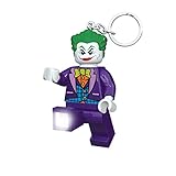 Lego DC Superheroes - The Joker Schlüsselanhänger LED-Taschenlampe für DC-Fans - Fantasievolles Kinderspielzeug - 76 mm große Figur (KE92H) - Inklusive 2 CR2025 Batterien