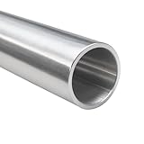 PRIOstahl Aluminiumrohr Rundrohr Rohr Alu-Rohr Profil - 1 Stück Rohrdurchmesser: 25mm Wandstärke: 2mm Länge: 2000mm ohne Schweißnaht für Kreativbau Massiv & Robust aus Aluminium (en aw 6063 t6)