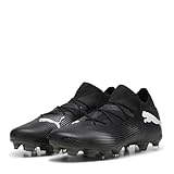 PUMA Herren Future 7 Match Fg/Ag Soccer Shoe, Black White, 43 EU